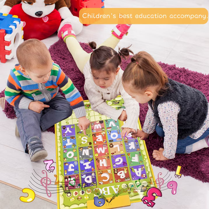 Carsky Electronic Alphabet Wall Chart for Kids, 100 Words Interactive ...